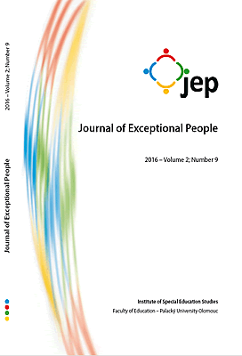 Journal of Exceptional People 2016 – Volume 2; Number 9