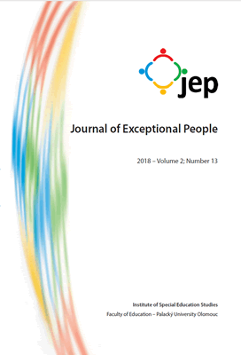 Journal of Exceptional People 2018 – Volume 2; Number 13