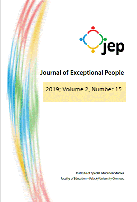 Journal of Exceptional People 2019 – Volume 2; Number 15