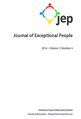 Journal of Exceptional People 2014 – Volume 1; Number 4